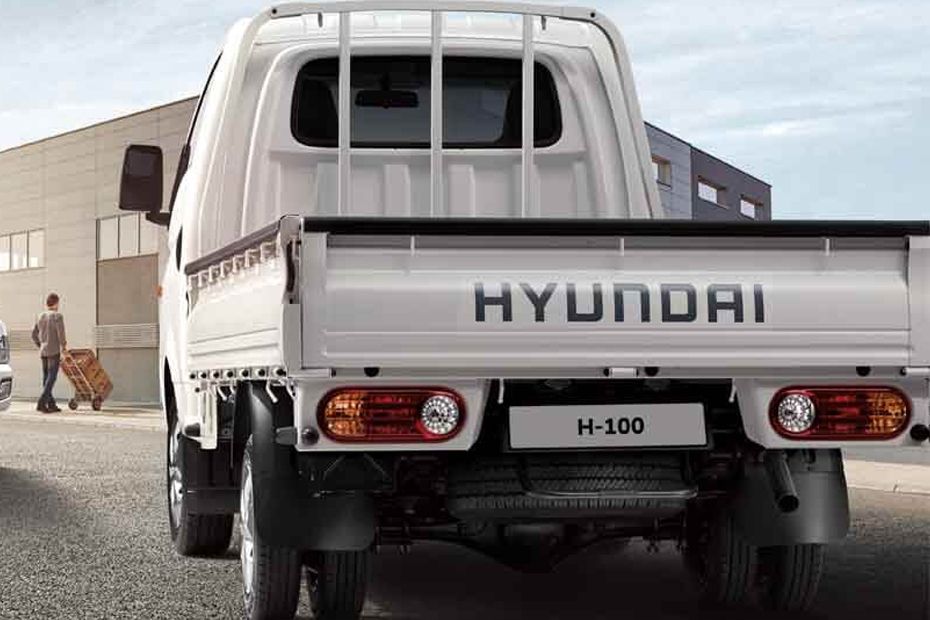 Rear Medium View of Hyundai H-100 Rear Medium View of Hyundai H-100